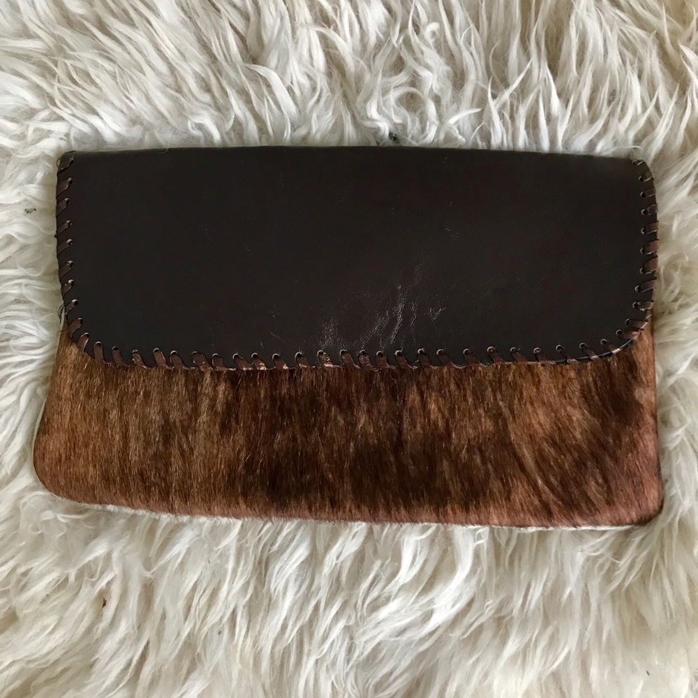 Cow Hide Clutch